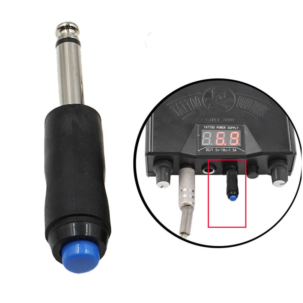 Jconly Tattoo Wireless Switch Plug - Mini Wireless Footless Switch Plug Foot Switch Pedal fit Tattoo Power Supply … … 2
