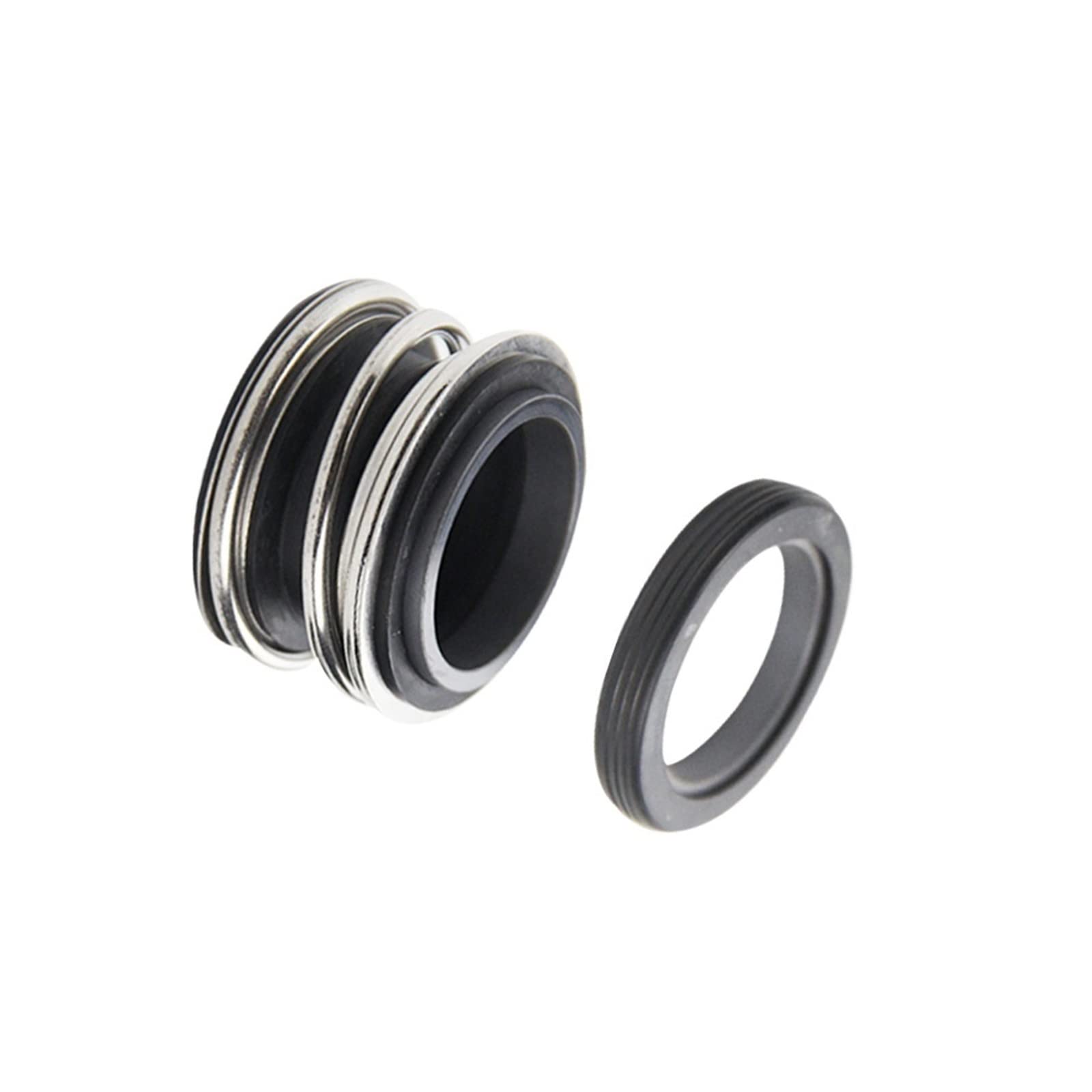 GETSTREE Spring Mechanical Seal,MG1-60/G60 MG1-60 for Water Pumps Rubber Bellow Seals Shaft Size 60mm with G60 Stationary Seat 109-60,MB1-60(SIC-SIC-EPDM)