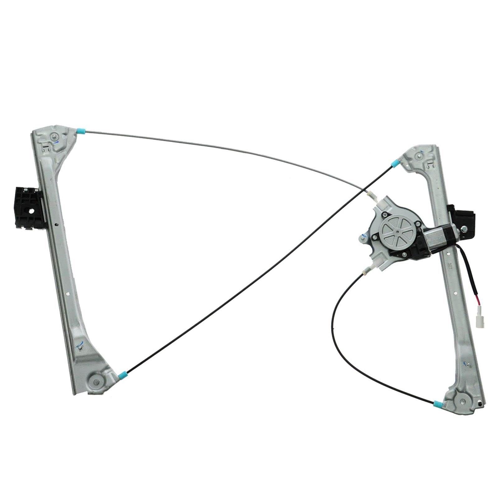 TRQ Left Power Window Regulator &amp; Motor Assembly Drivers Side Compatible with 2000 BMW 323Ci 2001-2006 325Ci 328Ci 330Ci M3