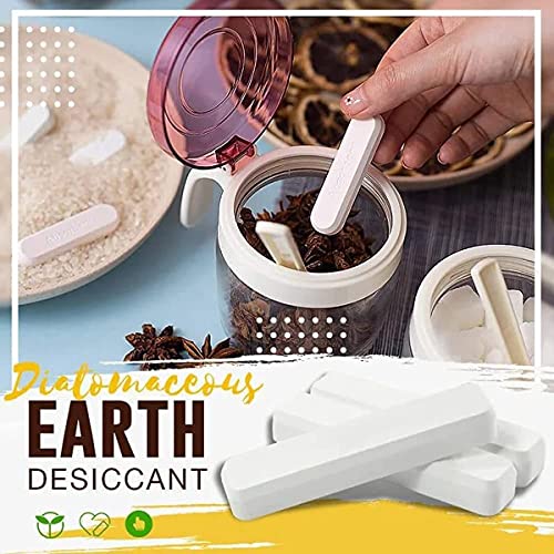 4 PCS Diatomeeƫnaarde Droogmiddel, Diatomeeƫn Droogstaaf Absorberen Vocht voor Kamer/Keuken/Voedselopslag - Image 3