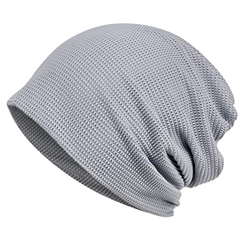 KESYOO turbante para quimioterapia feminino de algodão, gorro de caveira para pacientes com câncer e