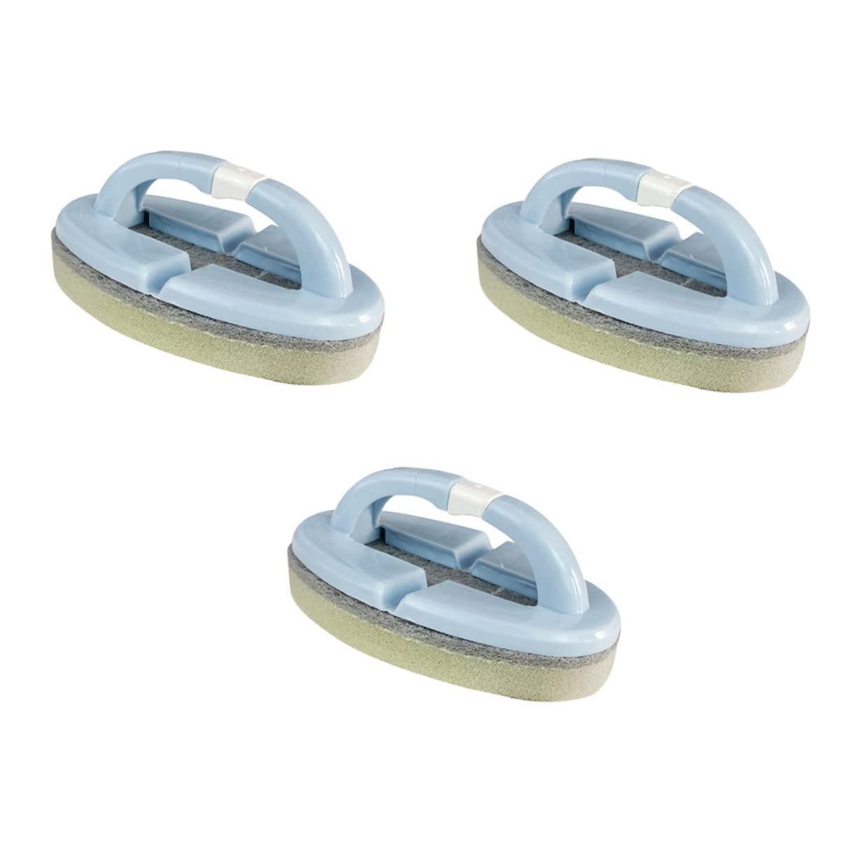 Schwämme, 3-teilige Schwamm-Scheuerbürste, Komfortgriff, Reinigungsbürste for Pool-Schwimmbadbürste, Klappbürste, Hand-Scheuerbürste
