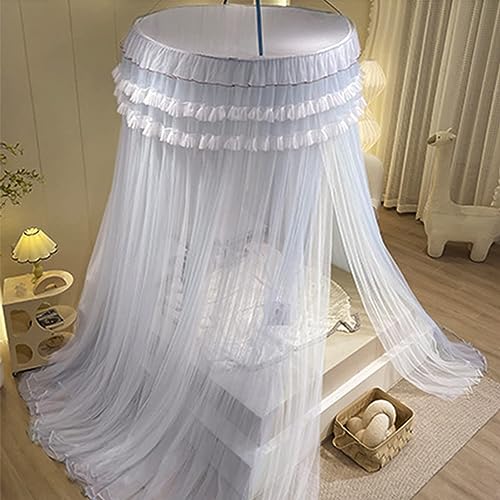 Tenda a baldacchino a baldacchino a cupola a doppio strato per camera da letto per bambini e adulti
