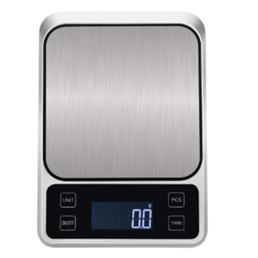 YNIYUJKL Digital Coffee Scale Simple Style Kitchen Food Scale Lcd Display Peeling High Precision Electronic Scale Suitable For Home Use Scales,One Color-10Kg/1G,One Color-10KG/1g