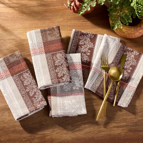 Servilletas de Tela Jacquard Cuadradas Set de 8 miniatura 2