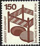 Berlin (West) 411A Ra with Black Counting Number unmounted Mint/Never hinged ** MNH 1972 Accident Prevention (Stamps for Collectors)