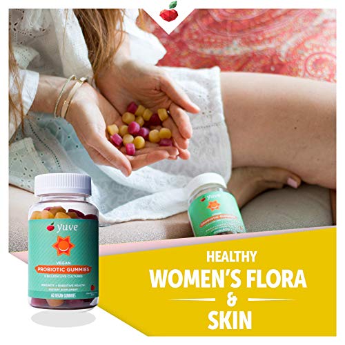 Yuve Vegan Probiotic Gummies & Vegan Zinc 50Mg Bundle - Digestion & Immunity Boost - Vegan, Natural, Non-Gmo #TOP5