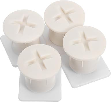 UPKOCH 8PCS Kids Slide Screw Caps - Plastic Fixing Caps Replacement Children Slides Fixing Screw Covers Parts Accessories for Play Equipment
