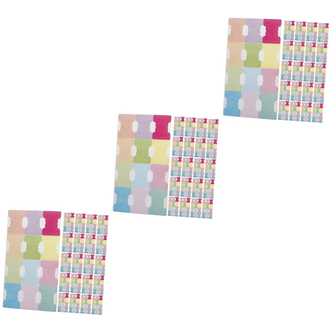 TEHAUX 90blätter Bunte Beschreibbare Haftmarker Selbstklebende Index-tabs Für Seitenmarkierung Wiederverwendbar Für Arbeit Und Studium Praktische Beschriftung Für Schnelle