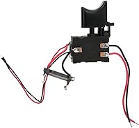 Vista 8 de Interruptor de control de velocidad de taladro inalámbrico 7,2 V - 24 V Interruptor de taladro eléctrico con luz pequeña para taladro manual