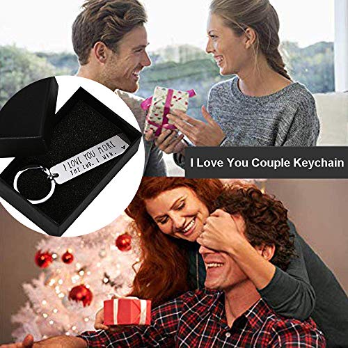 Cindyhe Couple I Love You Keychain For Boyfriend Girlfriend Husband Wife Gifts For Him Her (Silver) #TOP5
