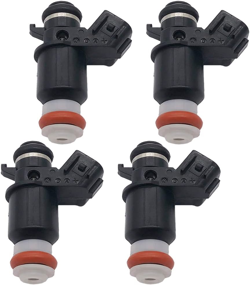 16450-PLD-003 4pcs Set Fuel Injectors Compatible with 2001-2005 Honda Civic 1.7L EX HX DX LX FJ637