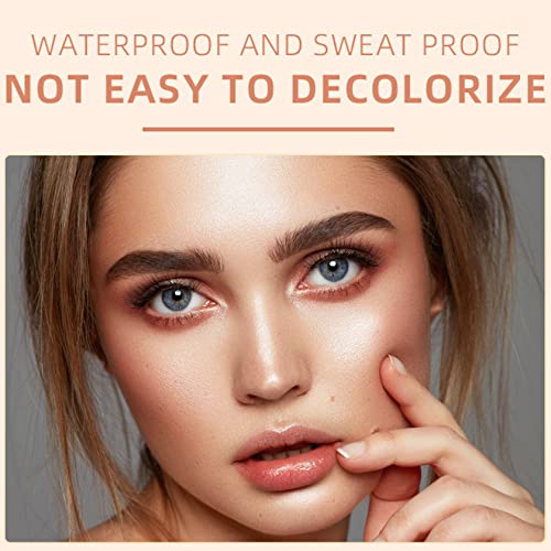 Eyebrow Pomade Brow Gel Pomade,Long Lasting Waterproof and Enhancers Eyebrow Soft Smooth,Eyebrow Makeup Gel with Eyebrow Brush for Girls and Women-Brown - Thumbnail 5