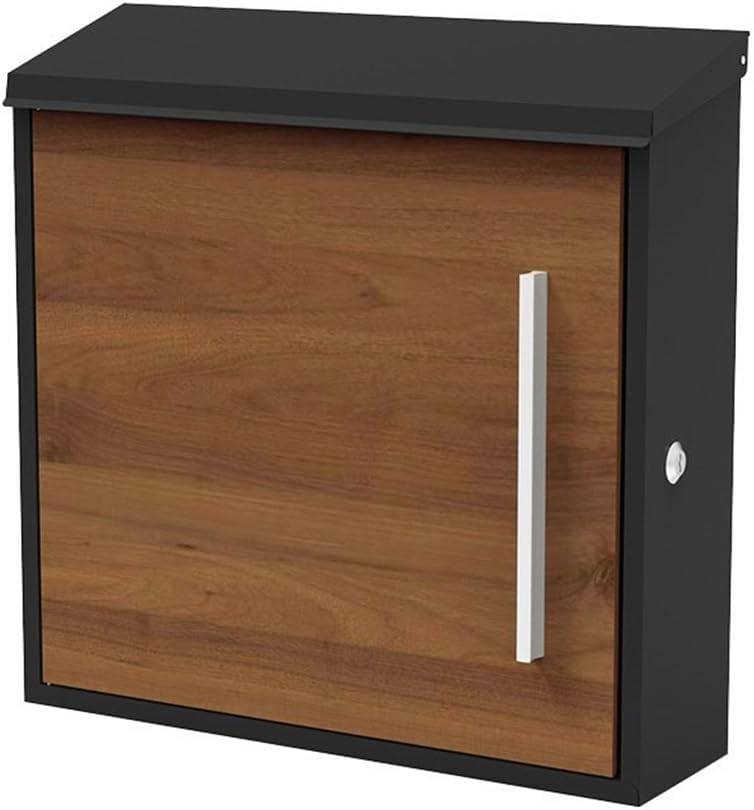 HBJWOV Outdoor Villa Rainproof Home Message Box Wall Mounted Mailbox(OneColor)