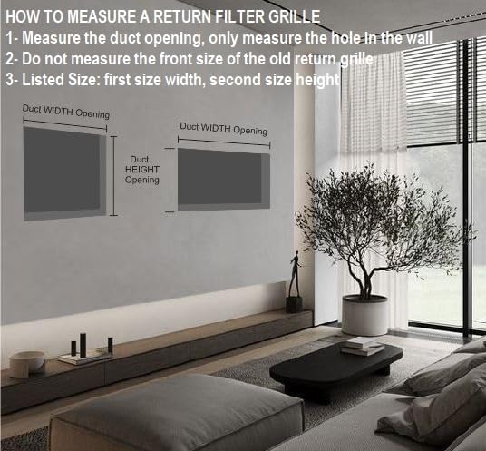 Generic 24""x14"" Steel AIR Return Filter Grille, OPENABLE FACE, White & PAINTABLE