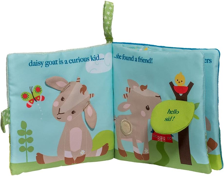 Douglas Baby Goat Soft Plush Activity Book
