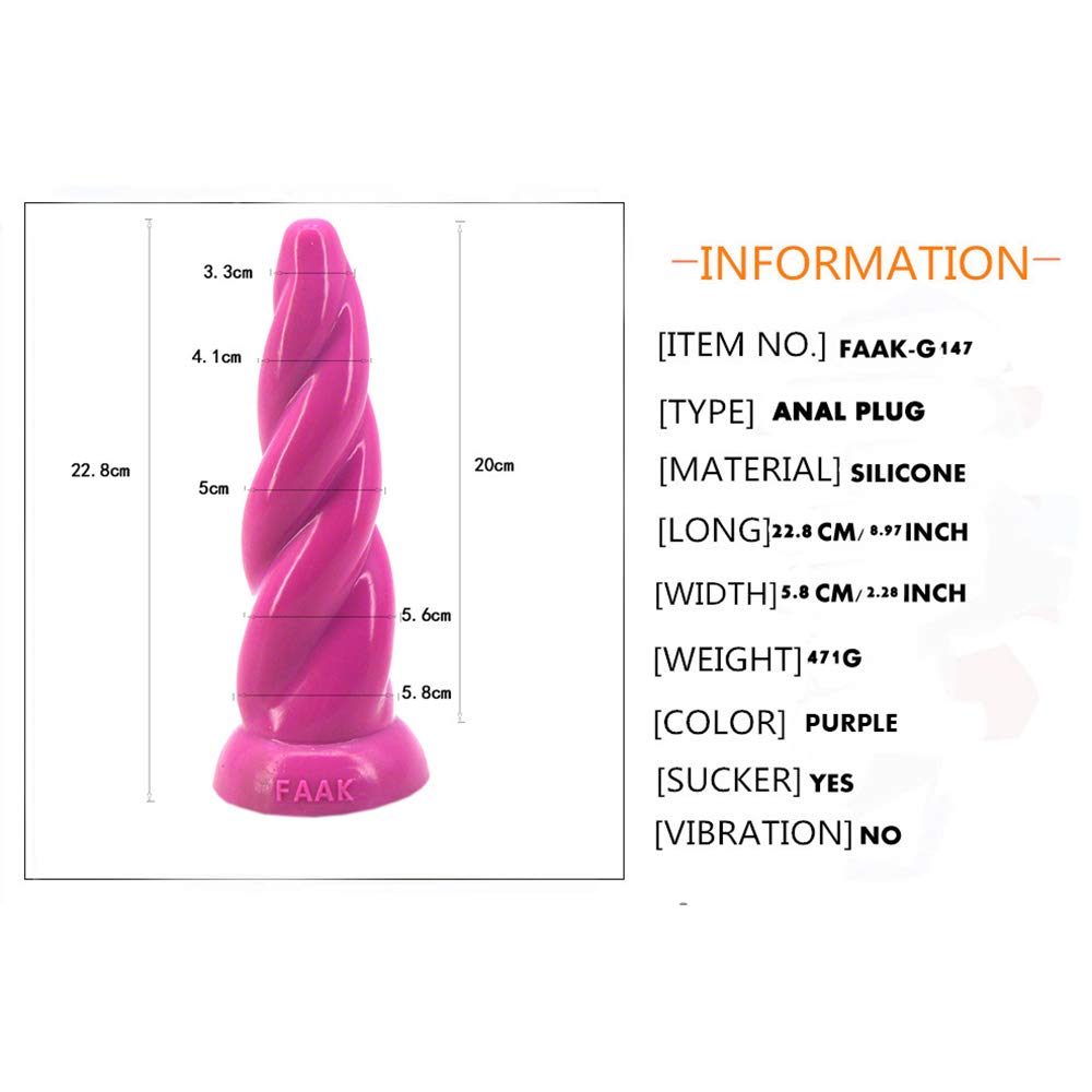 Simulazione Pene, Femmina Lala Masturbazione Anale Plug Compagno SM Erotico Amore Colore Del Sesso Prodotti Per Adulti, Silicone Medico, Confezione Privata.,Black
