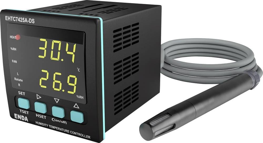 Enda EHTC7425A-DS-230 - Regulador universal (0 hasta +50 °C, relé 10 A (ancho x alto) 72 mm x 72 mm