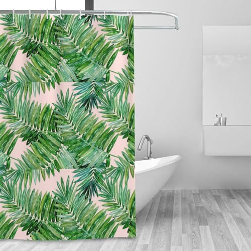 Rideau de douche imperméable anti-moisissure imprimé exotique - 8