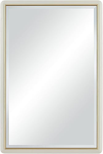 Miniatura 2 de Noble Park Rodgers - Espejo de pared rectangular dorado beige mate de 28 x 42 pulgadas