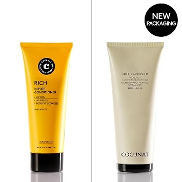 COCUNAT Rich Conditioner Silicone Free for Dry Damaged Dyed Hair 6.76 fl oz