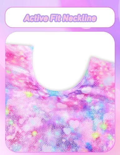 Girls Gymnastics Leotard Long Sleeve Breathable Stretchy Tumbling Outfits For Kids 1-10 Years - Image 3