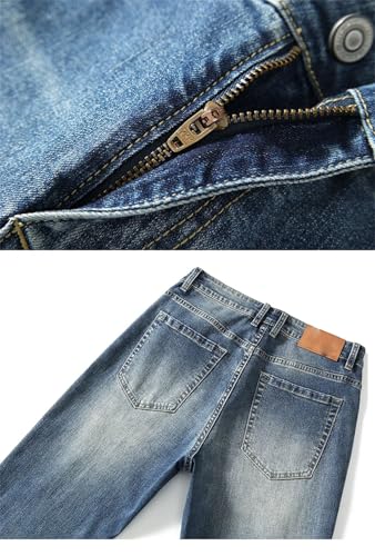 Men Ripped Denim Pants Stretch Slim Straight Distressed Hollow Out Moto&Biker Hiphop Jeans2