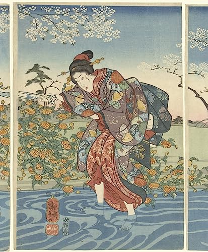 Tableau sur toile Utagawa Kuniyoshi estampe Yamashiro haut de gamme