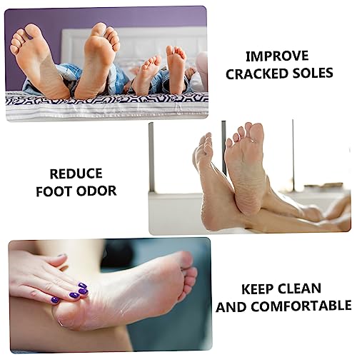 Hemoton 14 Pares De Meias De Máscara De Pé Footsticker Para Removedor De Pele Morta Pés Máscaras De