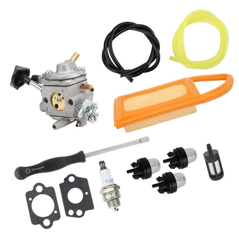 SwepS Kit de carburador de aleación de Aluminio, Filtro de Humos, Tubo de Aceite Apto for Mochila BR500 550 600, soplador de Hojas