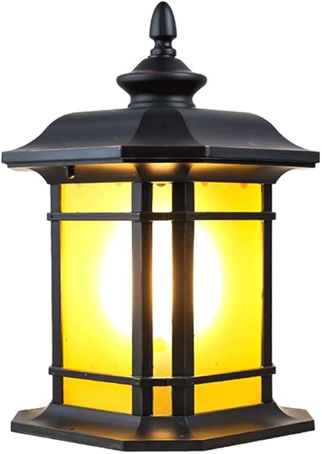 ZYSKABQ Vintage Wall Lamp European Outdoor Light Garden Patio Kolom Hoofd Aluminium Anti-Rust Villa Lamp Outdoor Waterdicht Deur Kolom LED Wandlamp IP65 Buiten Waterdichte kolomlamp Octopus feet