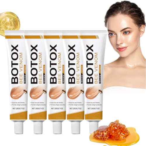 B.otox Crème au V-enin d'Abeilie, Crème Anti-âge au V-enin D'abeilie, Crème Hydratante pour le Visage, Hydratation, Lifting & Recovery pour Tous Types de Peau (5)