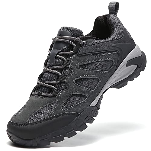wanhee Men Trail Hiking Shoes Outdoor Trekking Sneakers
