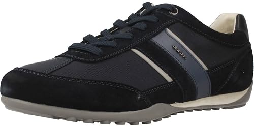 Geox U Wells C, Sneakers Uomo, Blu (Dk Navy), 41 EU - 2