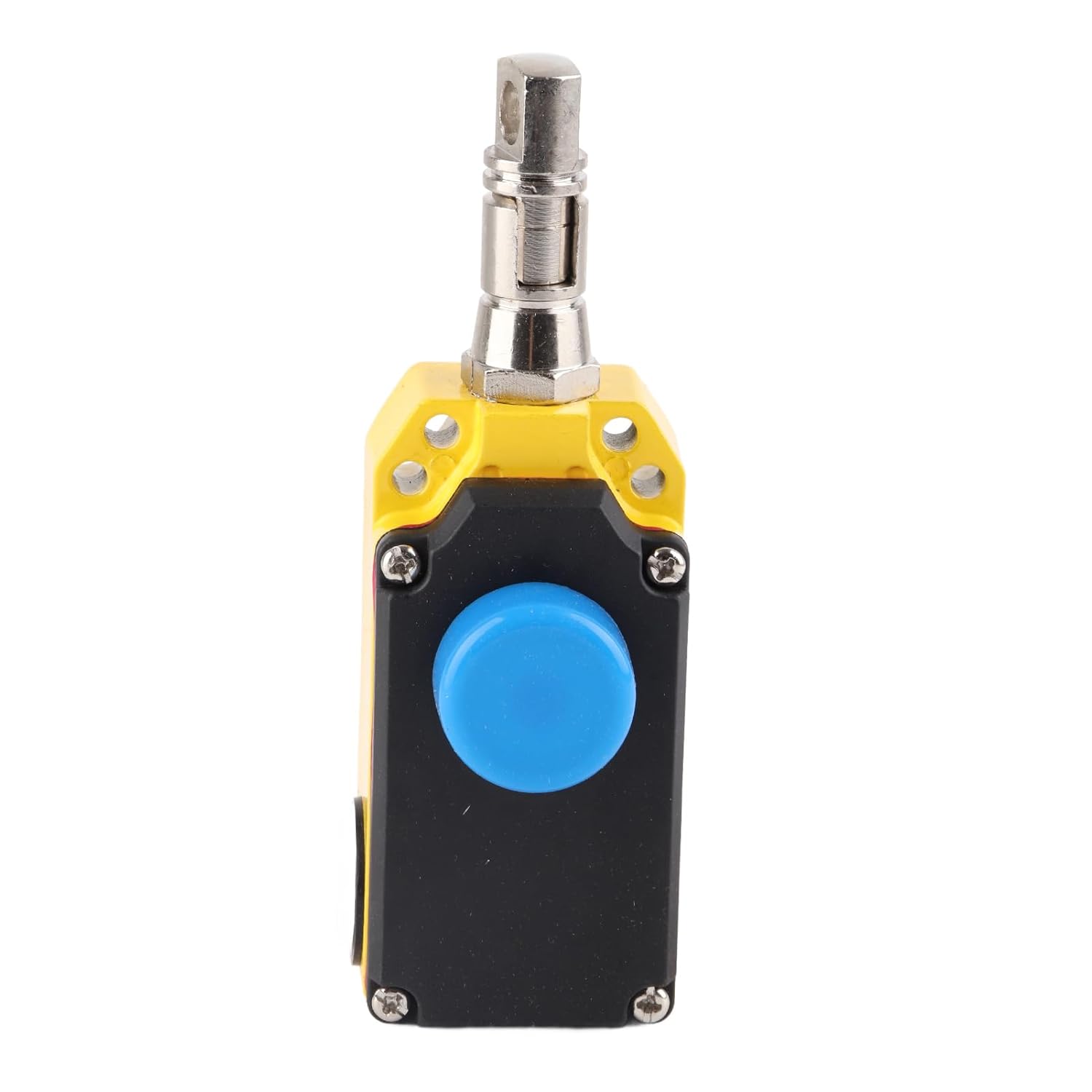 Single Phase Pull, Emergency Stop Rope Pull with Knob, Manual Reset for Machinery, 24 to 380V, Aluminum Alloy Construction with Sterling Silver Contacts