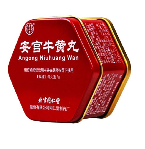 TongRenTang Angong Niuhuang Wanï¼Natural Herbsï¼åä»å å®å®«çé»ä¸¸(Famous Chinese Herbs)