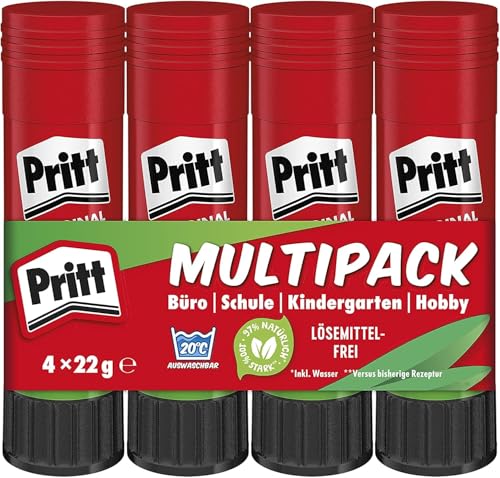Pritt Klebestift, sicherer und kinderfreundlicher Bastelkleber für Kunst...