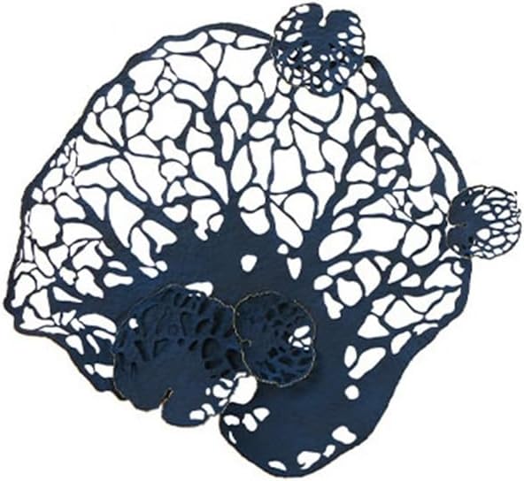 HIONJIN Living Room Sofa Background Wall Hanging Iron Three-dimensional Hollow Wall Decorations(99 * 97cm)