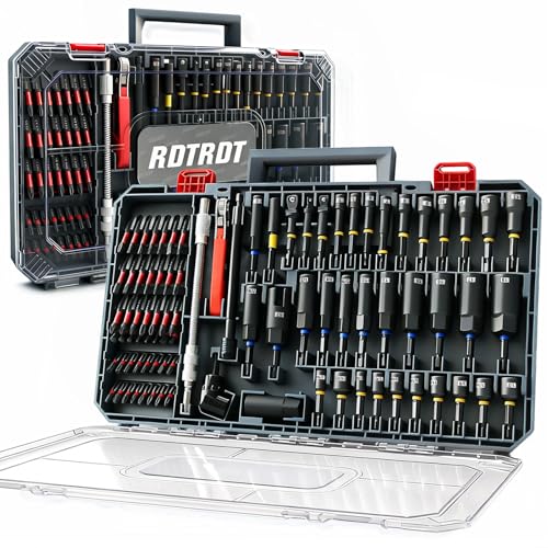 86-Piece Magnetic Impact Nut Driver Set SAE/Metric Nut Driver Set Right Angle Drill Driver Socket Adapters Bit Holder Wing Nut Driver Ratchet Bit Driver Quick Release Extension Power Bits