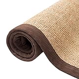 Photo Gallery sesouk tappeto in sisal per soggiorno, tappetino antiscivolo per area nordica con decorazione per camera da letto, tavolino da ufficio(size:140x200cm,color:un) Photo Gallery sesouk tappeto in sisal per soggiorno, tappetino antiscivolo per area nordica con decorazione per camera da letto, tavolino da ufficio(size:140x200cm,color:un)