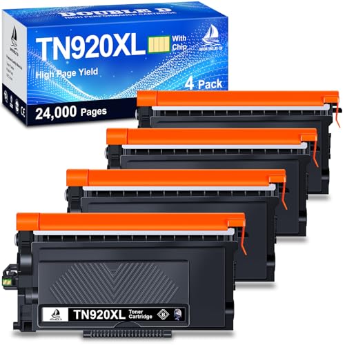Toner Brother TN920XL compatible HL-L5210DW TN920 noir pack de 4 cartouches avec puce