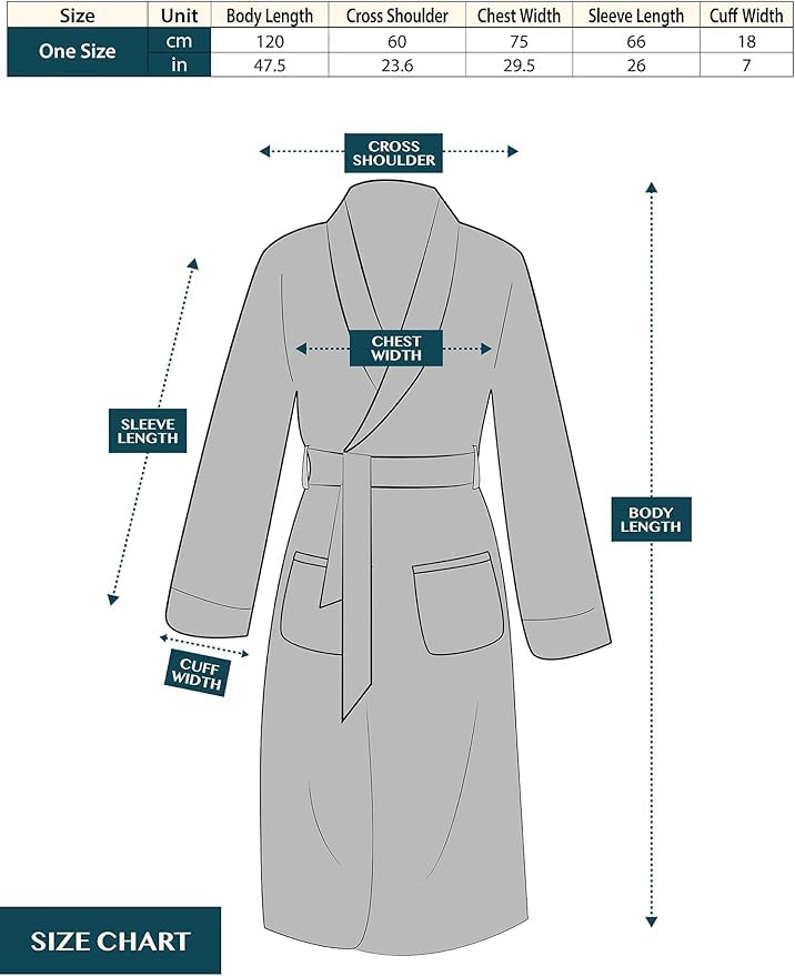 Image of PAVILIA Mens Soft Robe, Plush Fluffy Fleece Bathrobe Men, Long Sherpa Shaggy Spa Robe