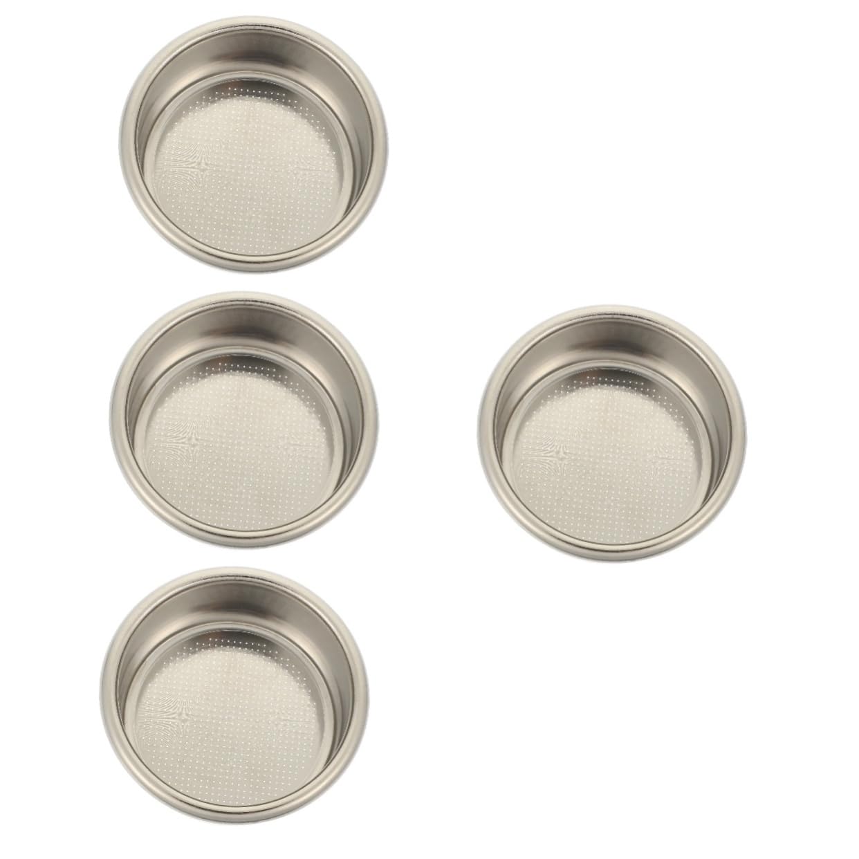 DOITOOL Lot De 4 Filtres À Expresso En Acier Inoxydable Pour Machine À Café Filtre À Expresso Filtre À Café Extraction Fine Du Goût Du Café