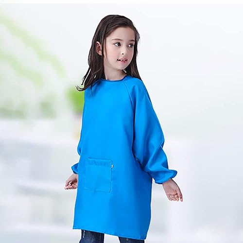 Miniatura 3 de Kids Art Smock Waterproof Child Artist Painting Apron for Girls and Boys Toddlers Age 2-12