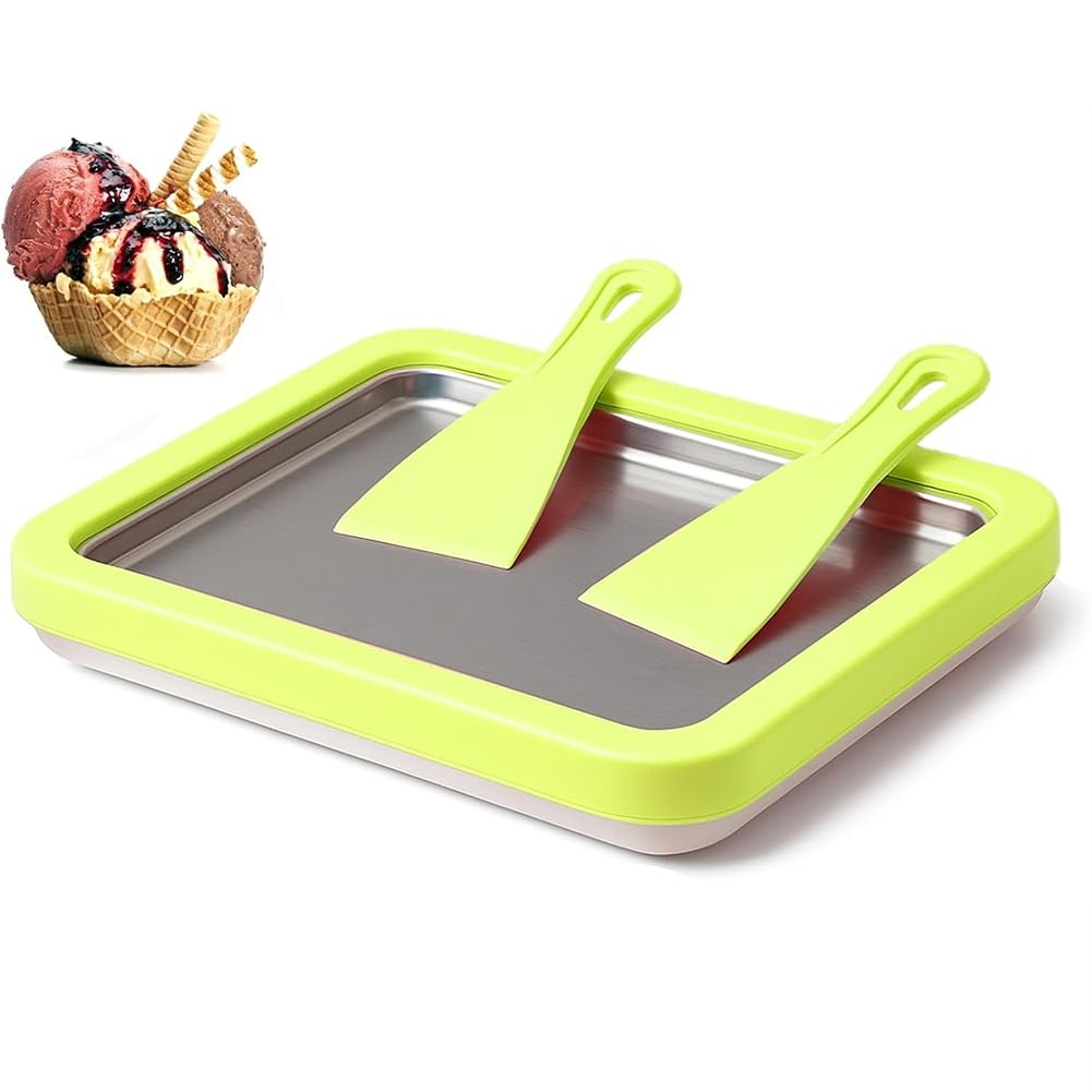 CTRLZS 2026 New Ice Cream Makers DIY Ice Cream Roll Maker with 2 Scrapers for Homemade Rolled Cream Frozens Yogurt Gelato Sorbet AtHome C