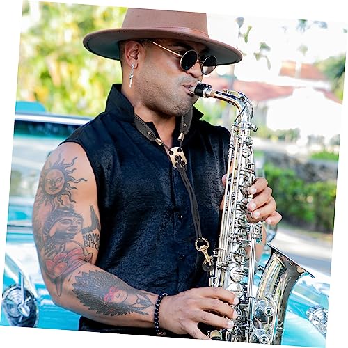 ULDIGI 2pcs Saxophone Neck Strap and Clarinet Sling Durable Practical Saxophone Belt for Comfortable Support and Colors with Random Logo Design