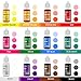 14Packs Food Coloring Set, 12 Color Liquid Vibrant Food Color Tasteless Food Dye for Baking, Icing, Cake Decorating, Fondant, Easter Egg, Slime Making DIY Supplies Kit - .35 Fl. Oz (10 ml) Bottles