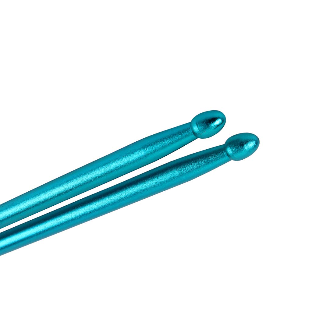 Alnicov 1 Paire Baguettes Batterie Aluminium 5A - Batterie Jazz Bleues