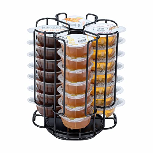 Support de dosettes Bartesian FlagShip en métal noir rotatif pour 28 capsules