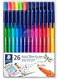 rotuladores staedtler triplus fineliner Ideal para niños en etapa escolar. Capuchón ventilado, según la ISO 11540 y BS 7272-1/2. El cuerpo y el capuchón de polipropileno garantizan una larga vida útil, sin evaporación de tinta.